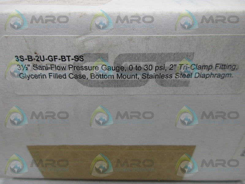 CSE 3S-B-2U-GF-BT-SS PRESSURE GAUGE  NSMP