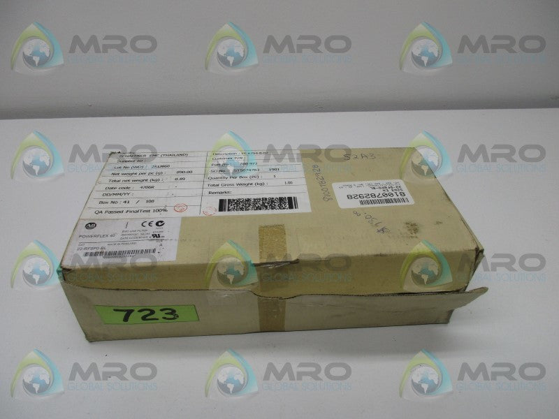 INDUSTRIAL SPARE PART 22-RF8P0-BL SER. A LINE FILTER  NSMP