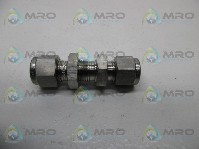HAMLET 774L-SS-3/8 BULKHEAD UNION 3/8" COMPRESSION (IN BOX)  NSNP