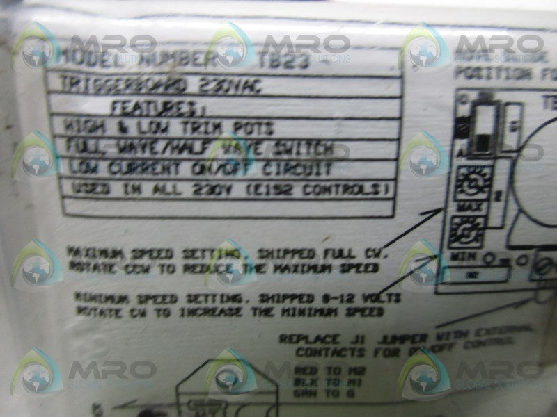 BRYANT TB23D TRIGGERBOARD  NSMP