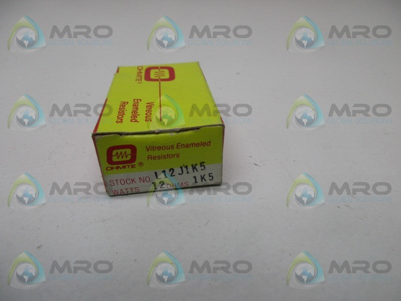 OHMITE L12J1K5 RESISTOR  NSMP