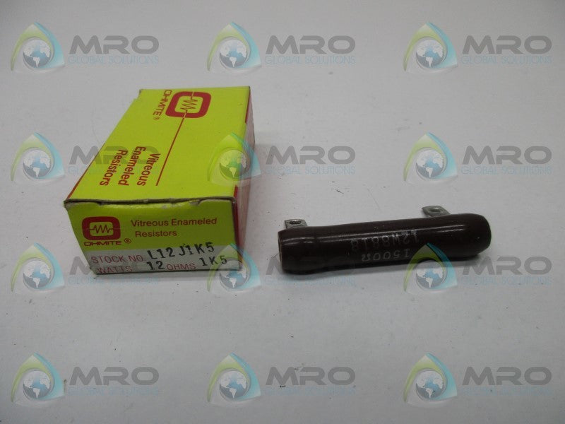 OHMITE L12J1K5 RESISTOR  NSMP
