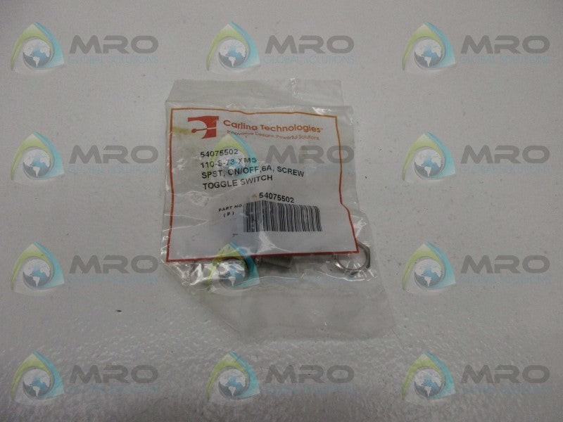 CARLING TECHNOLOGIES 110-S-73-XMS TOGGLE SWITCH  NSMP