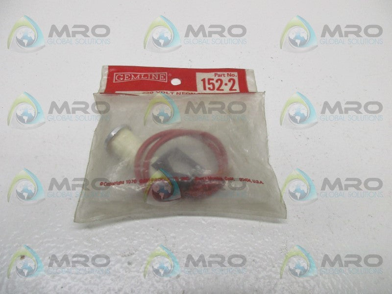 GEMLINE 152-2 NEON PILOT LIGHT 220V  NSMP