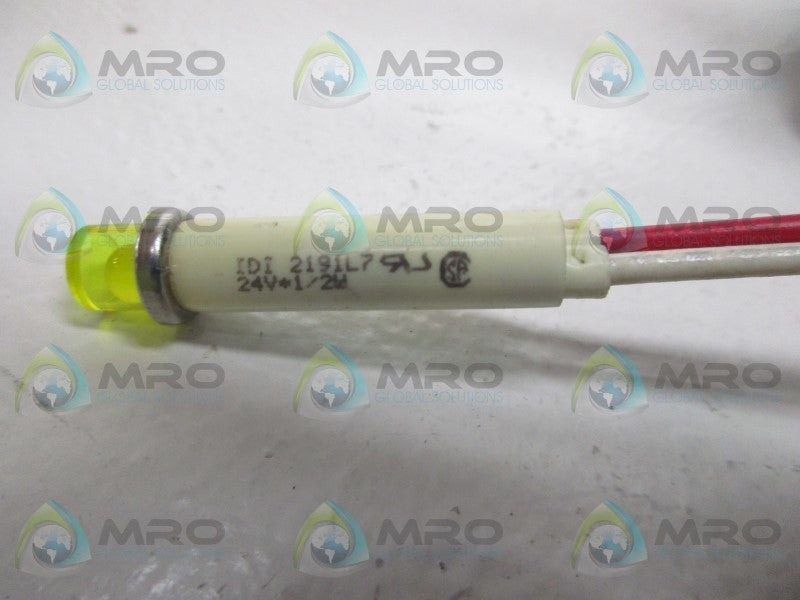 IDI 2191L7 PILOT LIGHT YELLOW  UNMP