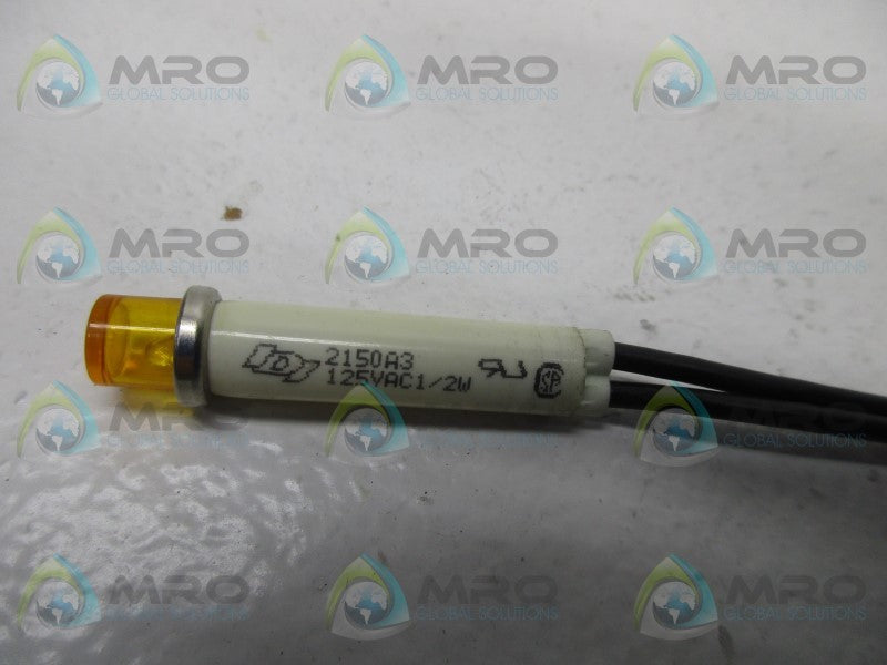 IDI 2150A3 PILOT LIGHT AMBER  UNMP