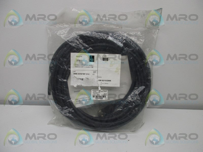 ALLEN BRADLEY 2090-XXNFMP-S12 SER. C NON-FLEX MOTOR CABLE * NEW IN FACTORY BAG *