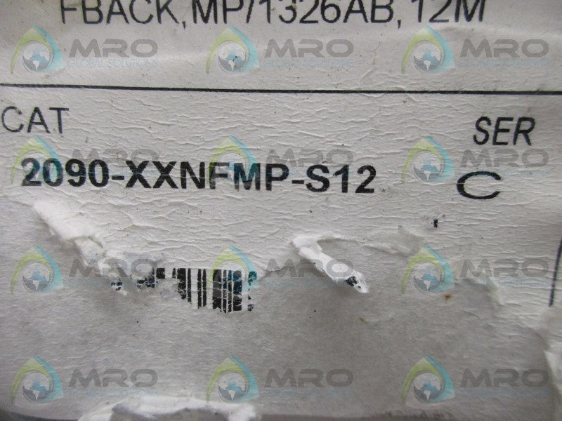 ALLEN BRADLEY 2090-XXNFMP-S12 SER. C NON-FLEX MOTOR CABLE * NEW IN FACTORY BAG *