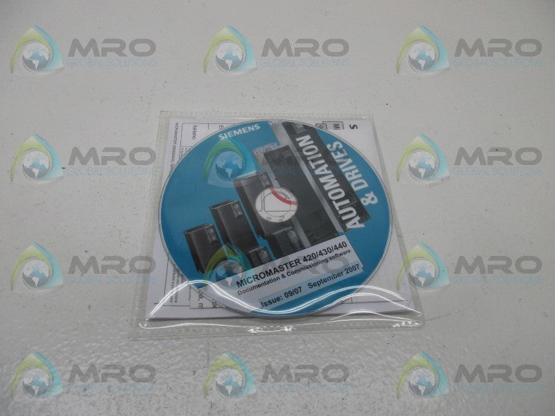 SIEMENS MM420/430/440 MICROMASTER CD-ROM  NSNP