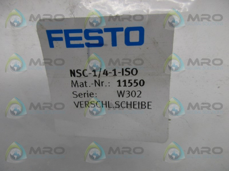 FESTO NSC-1/4-1-ISO ISOLATING DISC  NSMP