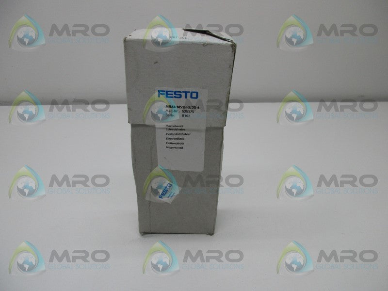 FESTO MHA4-MS1H-3/2G-4 SOLENOID VALVE * FACTORY SEALED *
