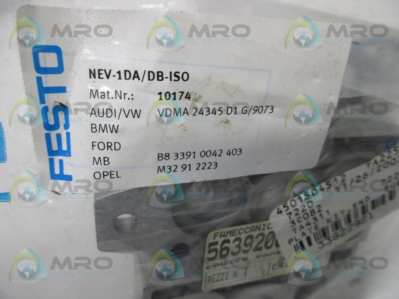 FESTO NEV-1DA/DB/ISO END PLATE KIT * NEW IN FACTORY BAG *