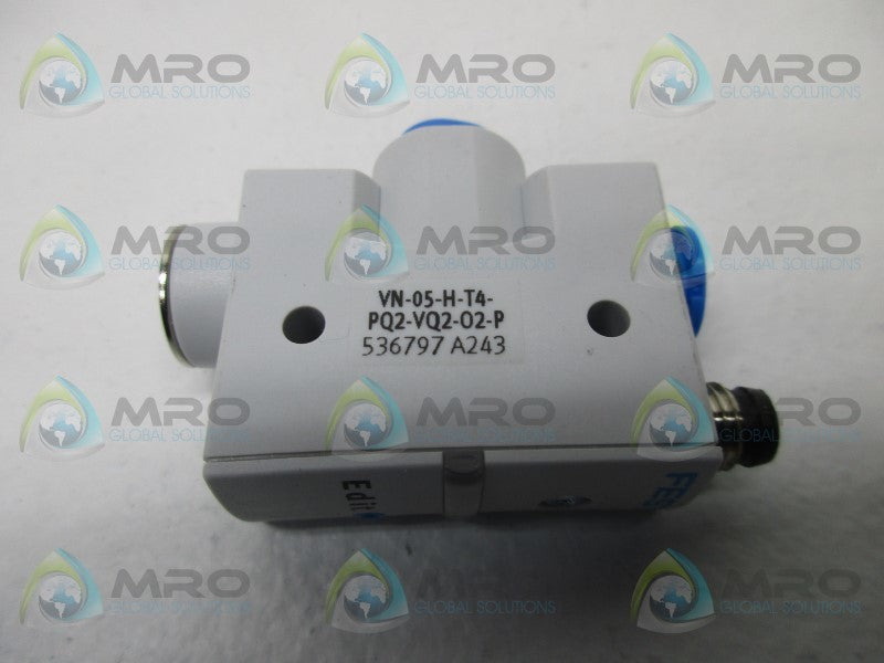 FESTO VN-05-H-T4-PQ2-VQ2-02-P VACUUM GENERATOR  NSMP