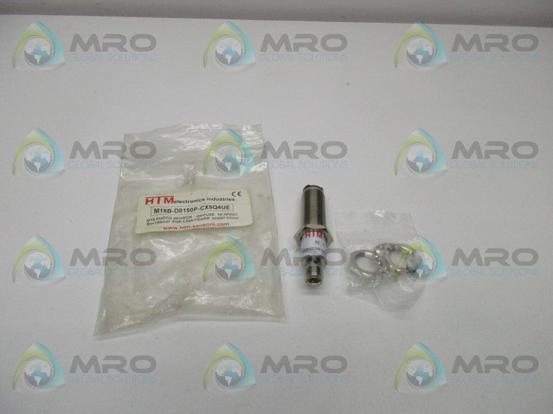 HTM M18B-D0150P-CX9Q4UE PHOTOELECTRIC DIFFUSE SENSOR * NEW IN FACTORY BAG *
