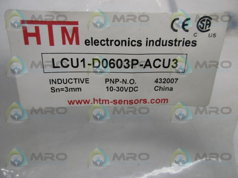 HTM LCU1-D0603P-ACU3 PROXIMITY SENSOR  NSMP