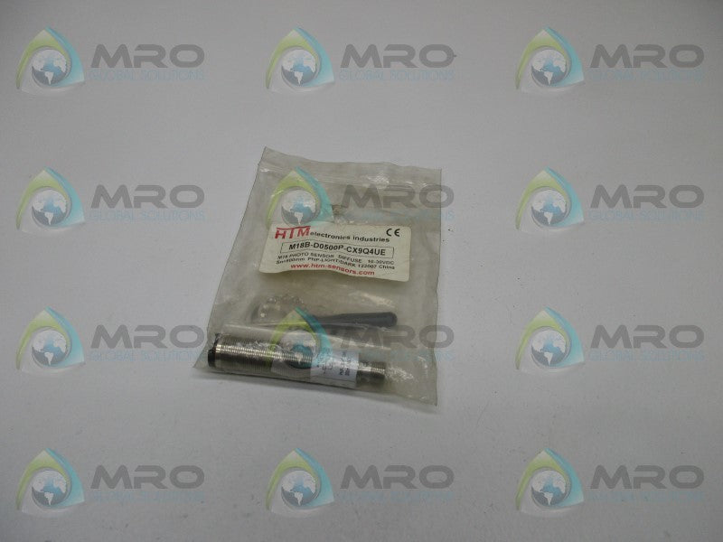 HTM M18B-D0500P-CX9Q4UE PHOTOELECTRIC DIFFUSE SENSOR * NEW IN FACTORY BAG *