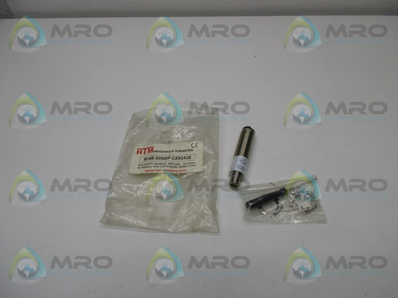 HTM M18B-D0500P-CX9Q4UE PHOTOELECTRIC DIFFUSE SENSOR * NEW IN FACTORY BAG *