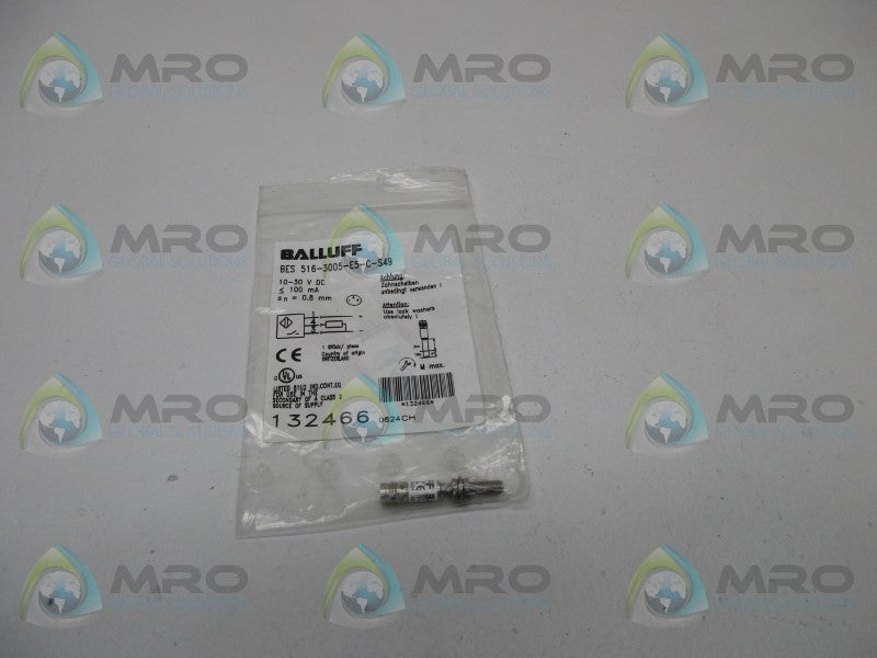 BALLUFF BES516-3005-E5-C-S49 INDUCTIVE SENSOR * NEW IN FACTORY BAG *
