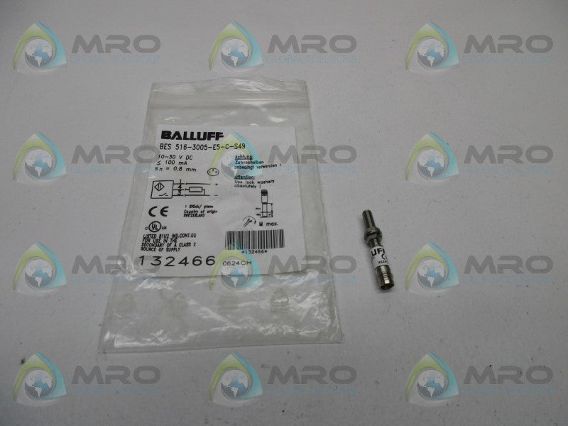 BALLUFF BES516-3005-E5-C-S49 INDUCTIVE SENSOR * NEW IN FACTORY BAG *