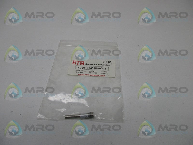 HTM FCU1-D0401P-ACU3 INDUCTIVE PROXIMITY SENSOR * NEW IN FACTORY BAG *