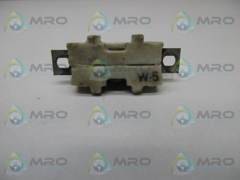 WARD LEONARD W5 HEATER THERMAL OVERLOAD  UNMP