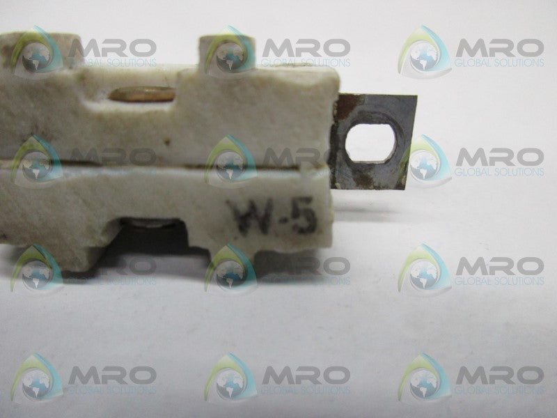 WARD LEONARD W5 HEATER THERMAL OVERLOAD  UNMP
