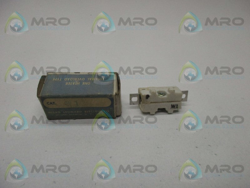 WARD LEONARD W1 HEATER THERMAL OVERLOAD  NSMP
