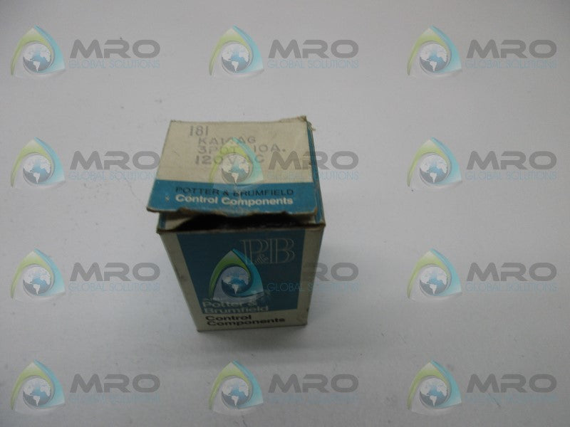 POTTER & BRUMFIELD KA14AG-120 RELAY  NSMP