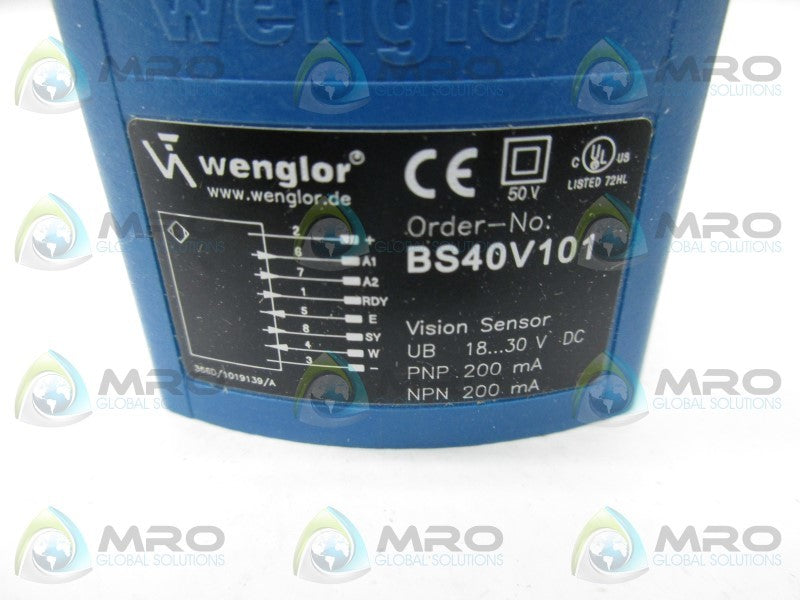 WENGLOR BS40V101 VISION SENSOR  NSMP