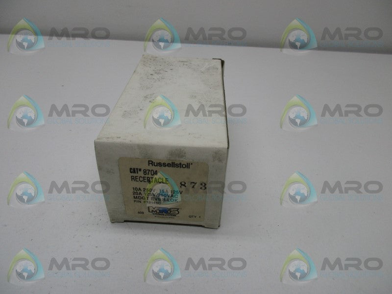 RUSSELLSTOLL 8704 RECEPTACLE  NSMP