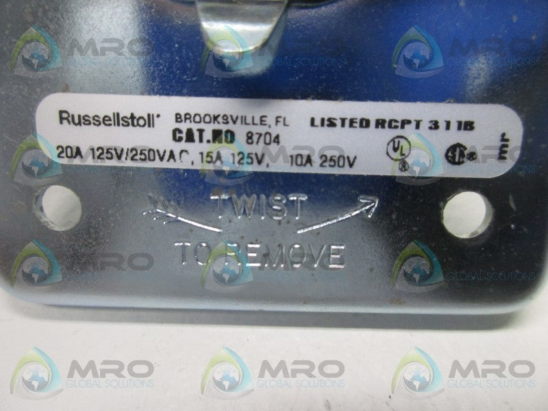 RUSSELLSTOLL 8704 RECEPTACLE  NSMP