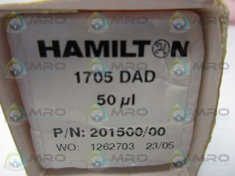 HAMILTON 21500/00 SYRINGE  NSMP