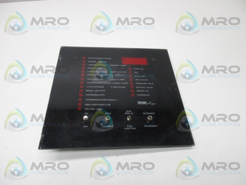 MEDAR 463-9 WELDING CONTROL PANEL  UNMP