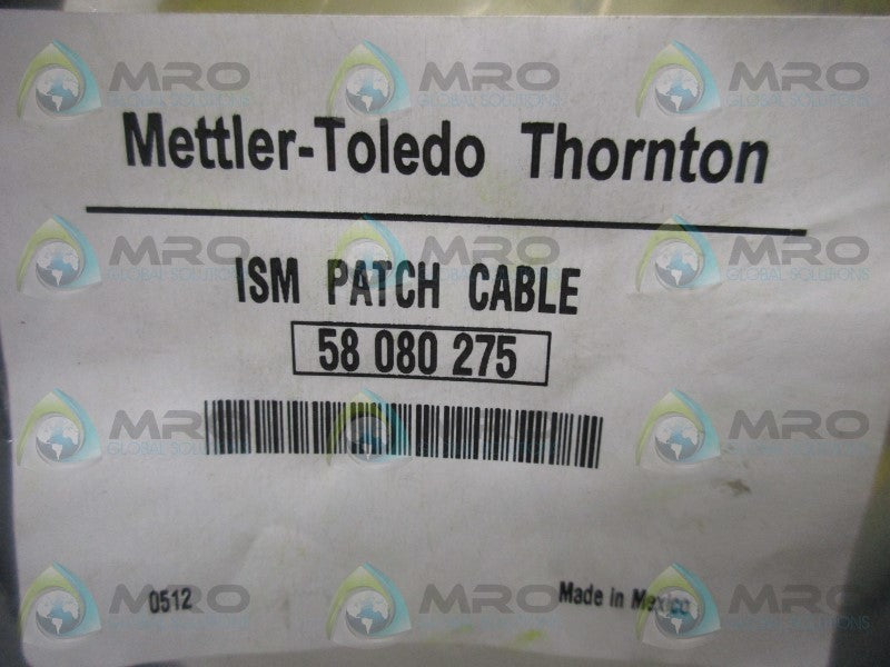 METTLER TOLEDO 58080275 ISM PATCH CABLE * NEW IN FACTORY BAG *