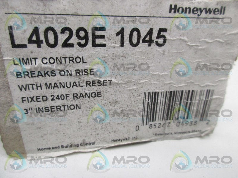 HONEYWELL L4029E1045 LIMIT CONTROL  NSNP