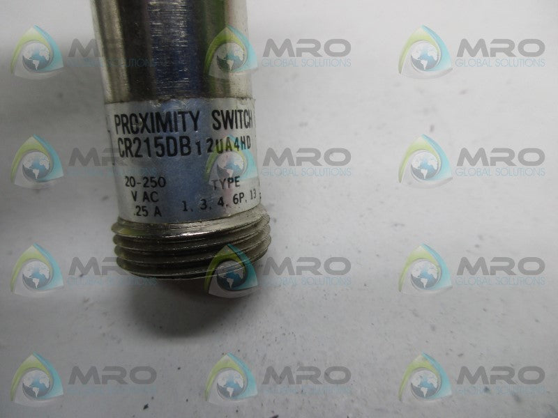 GENERAL ELECTRIC CR215DB12UA4HD PROXIMITY SWITCH  UNMP