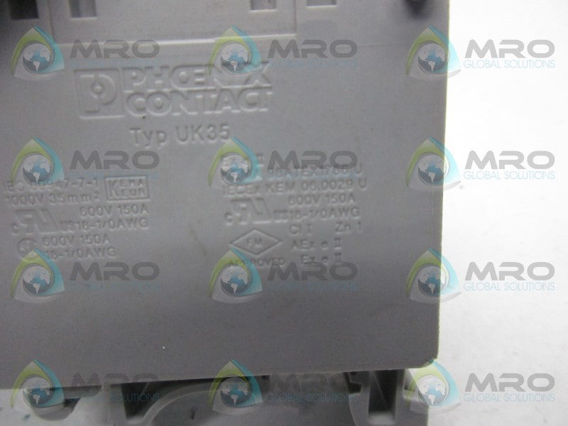 PHOENIX CONTACT UK35 TERMINAL BLOCK  UNMP