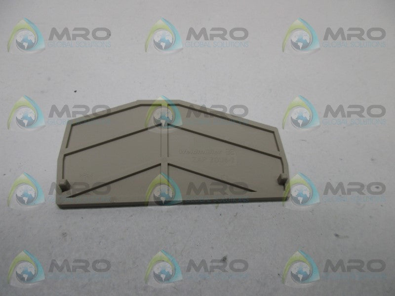 WEIDMULLER ZAP/ZDU6-2 TERMINAL BLOCK END PLATE  NSNP
