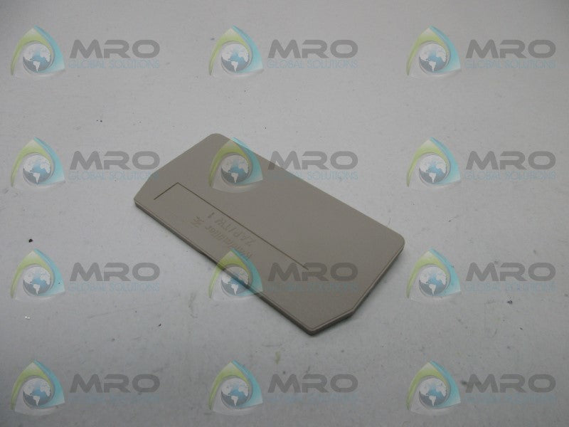 WEIDMULLER ZAP/TW1 TERMINAL BLOCK  NSNP