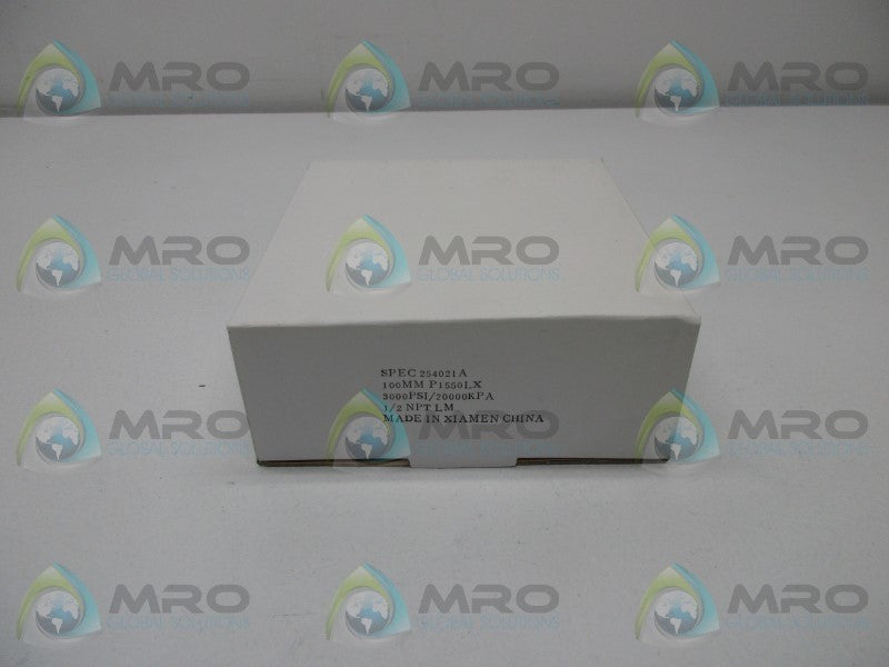 USG 254021A PRESSURE GAUGE 3000 PSI 20000 KPA  NSMP