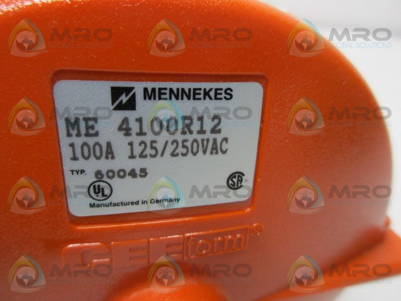 MENNEKES ME4100R12 RECEPTACLE  NSMP