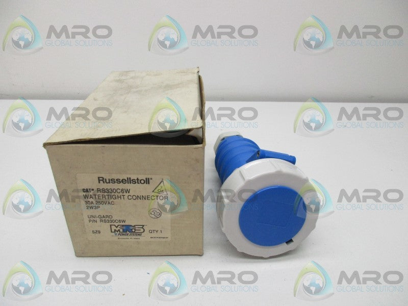 RUSSELLSTOLL RS330C6W WATERTIGHT CONNECTOR  NSMP