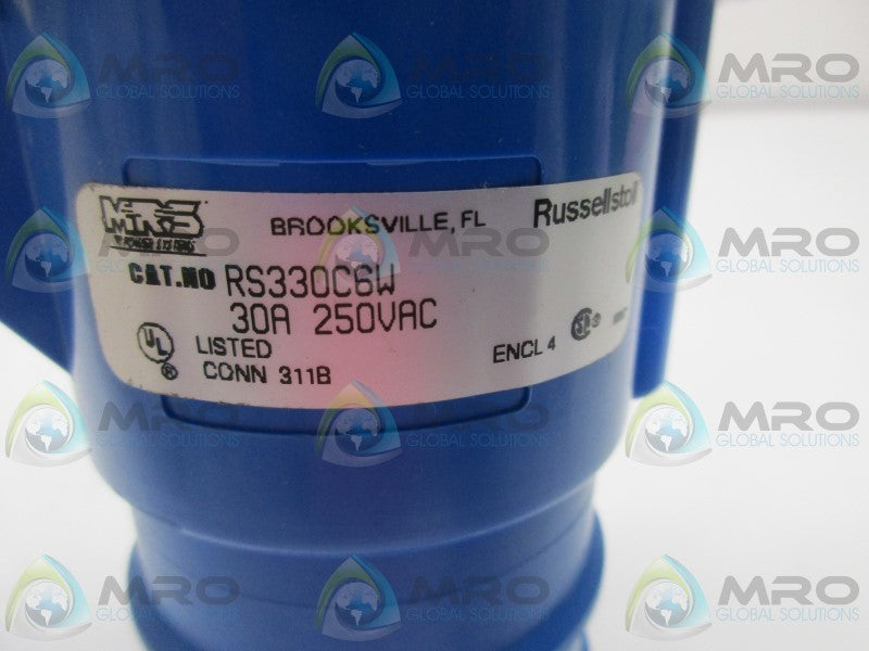 RUSSELLSTOLL RS330C6W WATERTIGHT CONNECTOR  NSMP