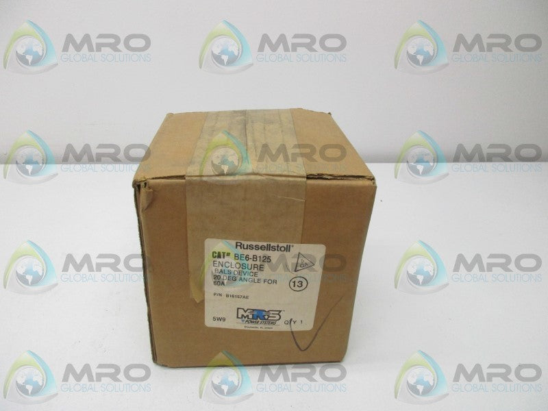 RUSSELLSTOL BE6-B125 ENCLOSURE * FACTORY SEALED *
