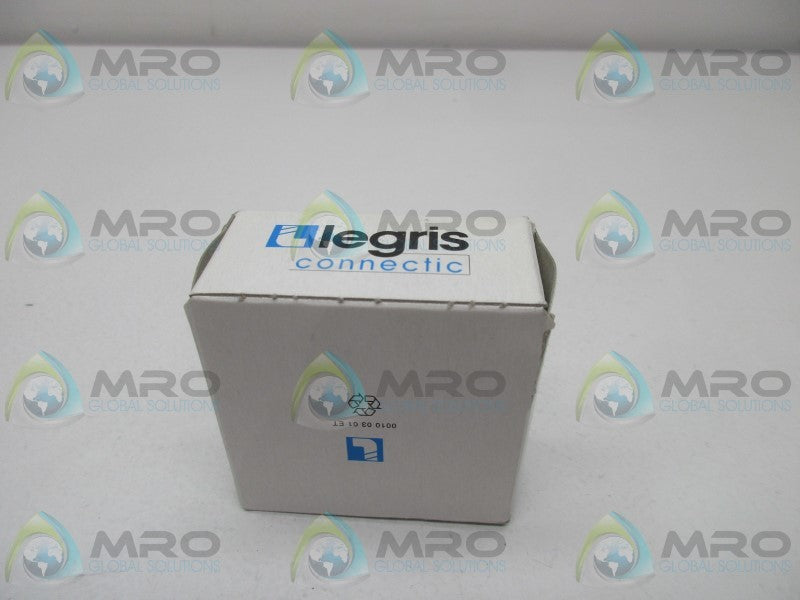 LEGRIS 31010810 MALE CONNECTOR (PKG OF 10) * FACTORY SEALED *