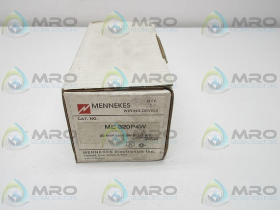 MENNEKES ME320P4W PLUG * NEW IN BOX *