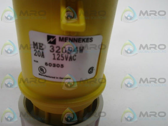 MENNEKES ME320P4W PLUG * NEW IN BOX *