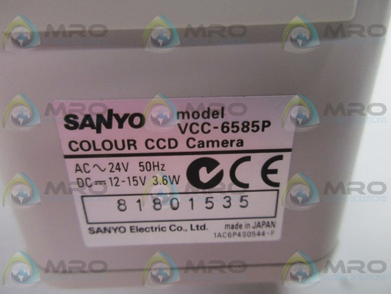 SANYO VCC-6585P COLOR CCD CAMERA  NSMP