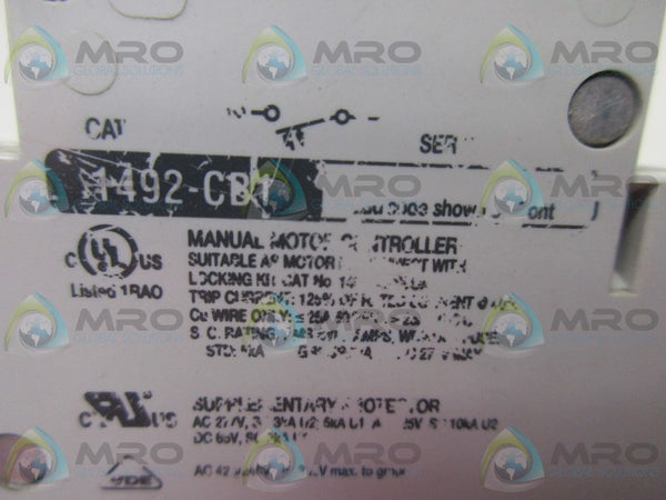 ALLEN BRADLEY 1492-CB1-G010 CIRCUIT BREAKER  UNMP