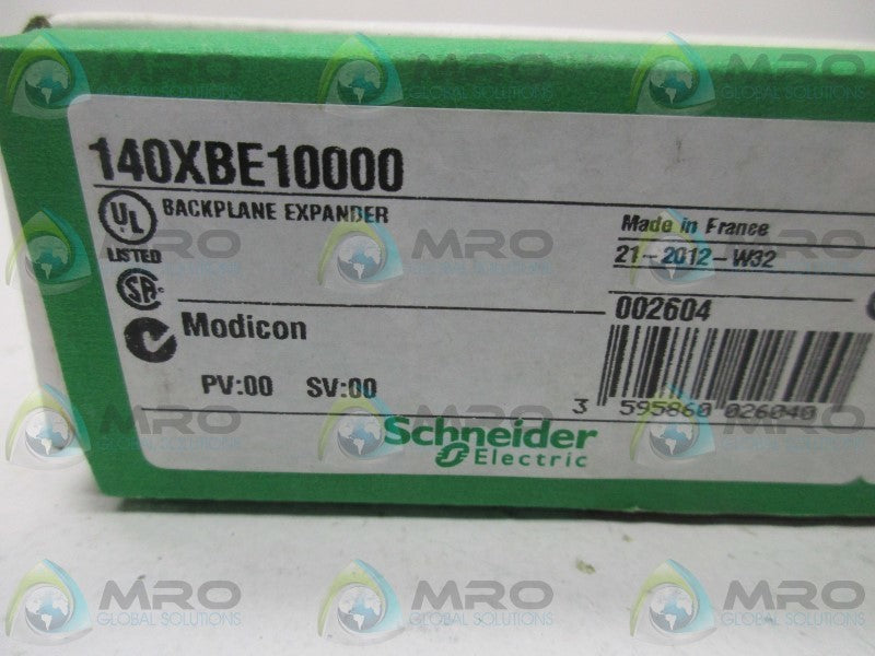 SCHNEIDER ELECTRIC 140XBE10000 BACKPLANE EXPANDER  NSFS